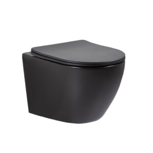Grassi GLX-2159A Wall-Hung Toilet - Matte Black